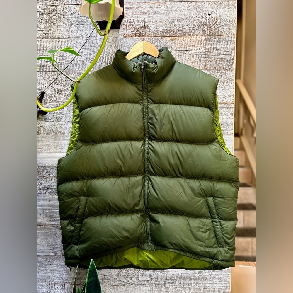 MEC | Lightweight Down Puffer Vest Hiking/Camping/Outdoors - Men's XXL, Green